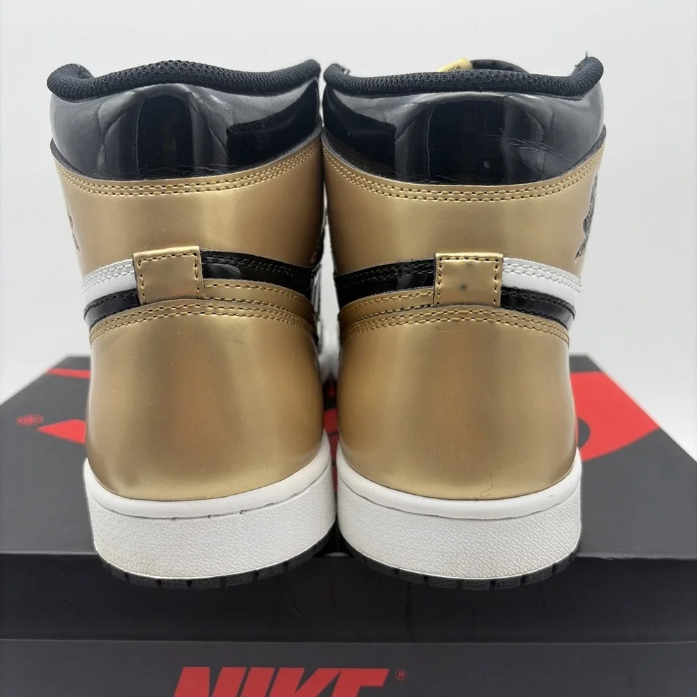 Size 9 - Air Jordan 1 Retro OG NRG High Gold Toe (861428-007)